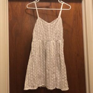 White/pink casual dress